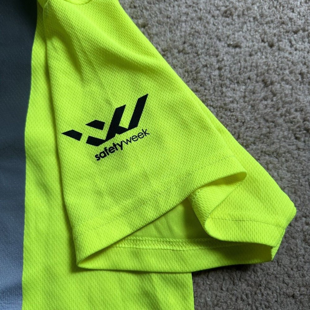 OccuNomix Shirt Mens 2X Yellow LUX-SSETP2B Class 2 Hi Visibility Short Sleeve - Picture 12 of 13